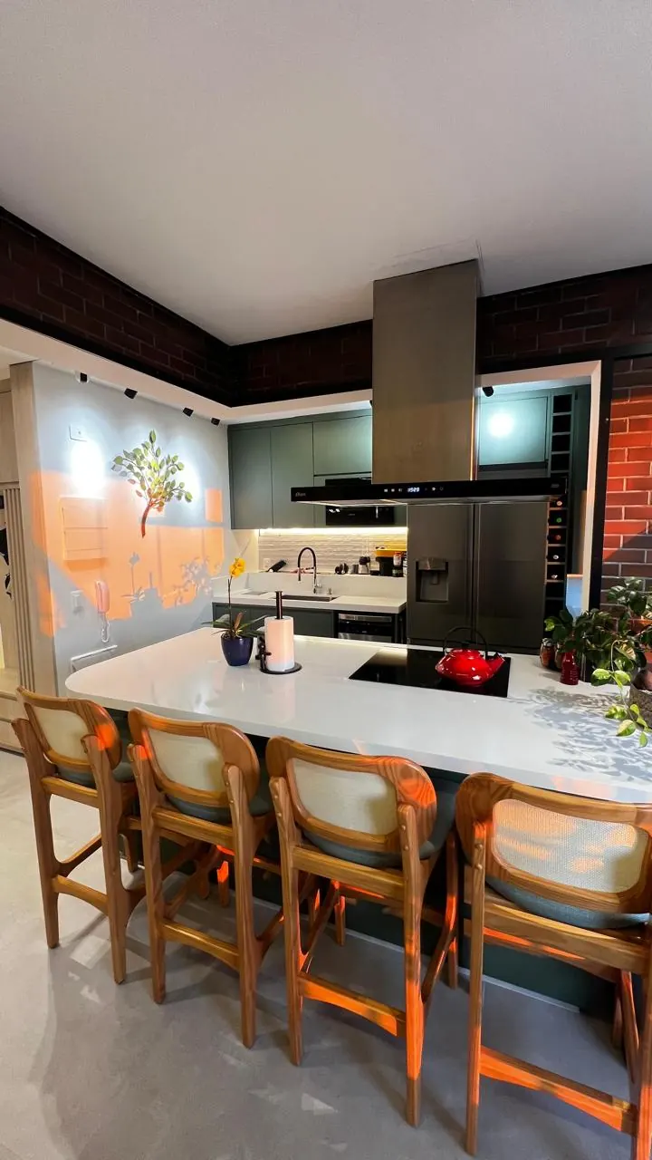 Cozinha com bancada
